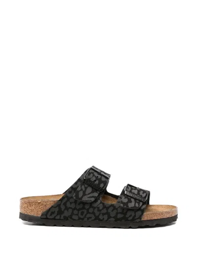 Birkenstock Sandals With Two Patterned Straps In Multi