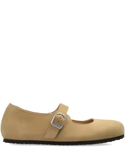 Birkenstock Santa Clarita Buckled Leather Loafers In Neutral