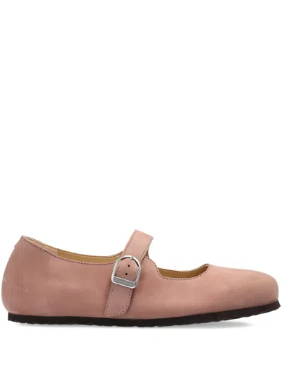 Birkenstock Santa Clarita Leather Ballet Flats In Multi