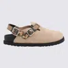 Birkenstock Printed Leather Tokio Ii Slippers In Multi