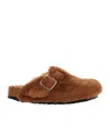 Birkenstock Becomes Berlin Boston Shearling 1774 In Brown