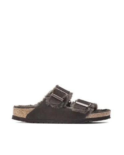 Birkenstock Shearling-lined Suede Slipper