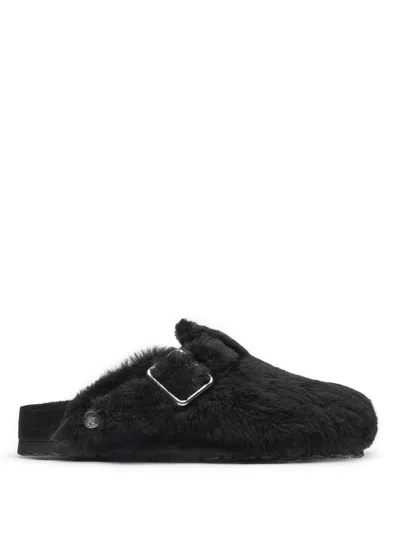 Birkenstock Black Boston Soft Footbed Narrow Loafers