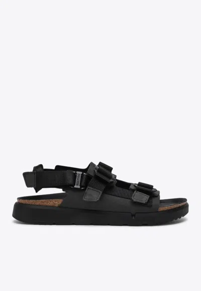 BIRKENSTOCK SHINJUKU LEATHER SANDALS