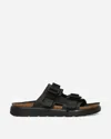 Birkenstock Shinjuku Black Leather And Textile Slipper