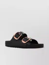 Birkenstock Shiny Buckle Sandals Adjustable Straps