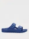 Birkenstock Blue Slippers For Kids In Blau