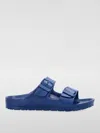 Birkenstock Blue Slippers For Kids In Navy
