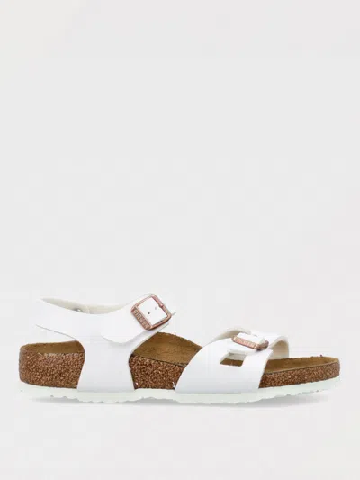 BIRKENSTOCK SHOES BIRKENSTOCK KIDS COLOR WHITE,G71322001