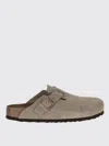 Birkenstock Taupe Regular Boston Soft Footbed Slip-on Loafers In Nude