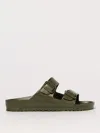 Birkenstock Mens Active Khaki Eva Arizona Double-strap Leather Sandals In Kaki