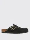 Birkenstock Boston Rivets Studded Buckle Mules In Black