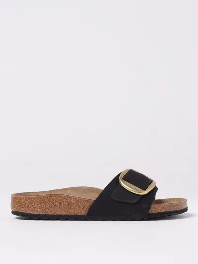 BIRKENSTOCK FLAT SANDALS BIRKENSTOCK WOMAN COLOR BLACK,G68779002