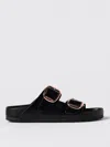 Birkenstock 'arizona Big Buckle Slide In Schwarz