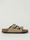 Birkenstock Sand Nubuck Leather Florida Fresh Sandals In Neutral