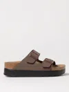 Birkenstock Arizona Platform Sandals In Coffee