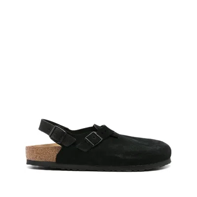 Birkenstock Closed-toe Sandals With Adjustable Buckle Straps In Black