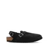 Birkenstock Tokio Buckle Detailed Slip-on Slippers In Black