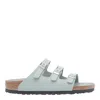 Birkenstock Florida Flex Platform Slide Sandal In Green