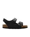 Birkenstock Black Milano Sandals In Black
