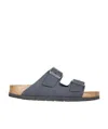 Birkenstock Arizona Double-strap Slides In Gray