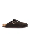 Birkenstock Suede Sandals Rubber Sole In Blue