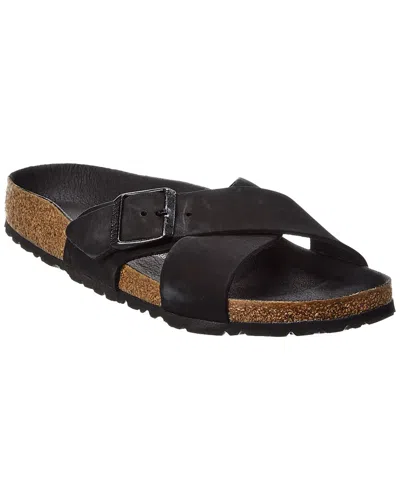 Birkenstock Siena Narrow Leather Sandal In Black