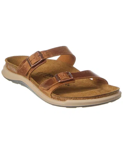 Birkenstock Sierra Leather Sandal In Brown