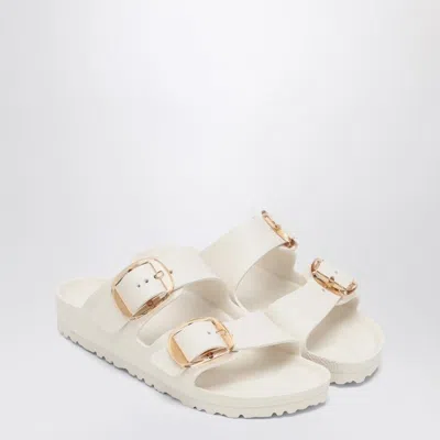 Birkenstock Slide Arizona Big Buckle In Ivory Eva