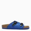 BIRKENSTOCK BIRKENSTOCK SLIDE ZÜRICH TECH ELECTRIC IN SUEDE