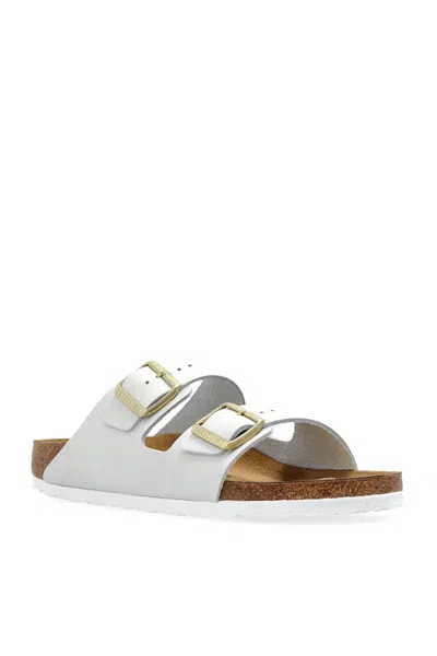 Birkenstock Slides Arizona Bs In Bianco