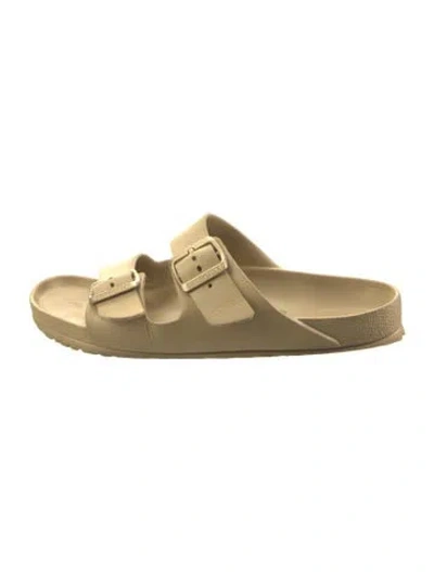 Pre-owned Birkenstock Slides In Gold