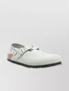 Birkenstock 'tokio' Light Blue Mules With Buckles On The Front And Back In Multi