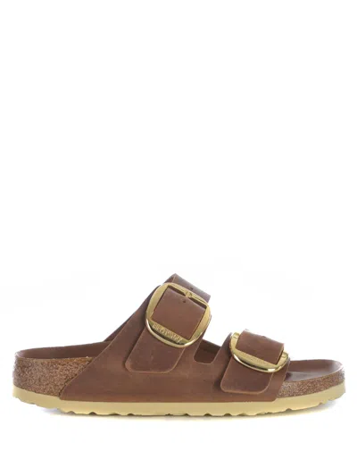 Birkenstock Slippers  "arizona Big Buckle" In Brown