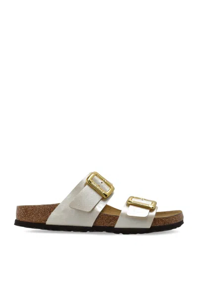 Birkenstock Slippers Sydney Cushion Buckle In White