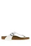 Birkenstock Gizeh Birko-flor Thong Slides In White