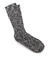 Birkenstock Rib Knit Slub Socks In Black
