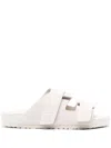 Birkenstock X Tekla Uji Suede Sandals In Multicolor