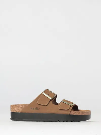 Birkenstock Papillio By  Women's Arizona Flex Birko-flor Platform Sandals From Finish Line In Mocha