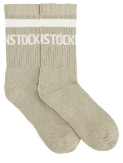 Birkenstock Socks With Logo In Neutral