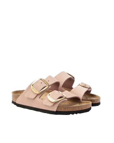 Birkenstock Soft Pink Arizona Big Buckle High Shine Sandal In Multi