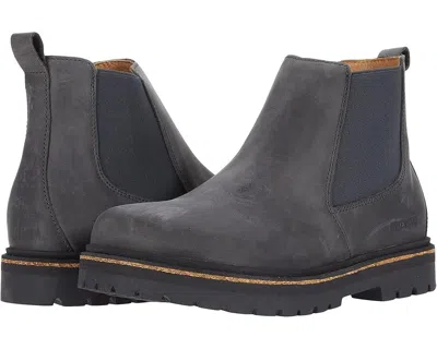 Birkenstock Stalon Ii Boot Women's 7-7.5 Graphite Leather Ankle Chelsea Khd2135