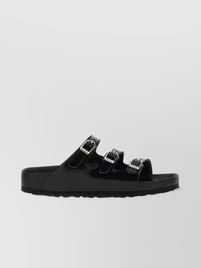 BIRKENSTOCK STRAPPY TRIPLE BUCKLE FLAT SANDALS