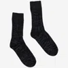 Birkenstock Stretch Cotton Blend Socks In Black