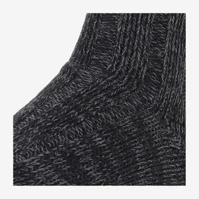 Birkenstock Stretch Cotton Blend Twist Socks In Black
