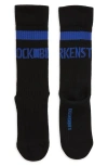 Birkenstock Stripe Logo Crew Socks In Black Black