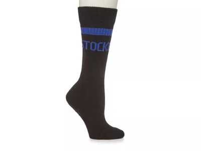 Birkenstock Stripe Unisex Crew Socks In Black