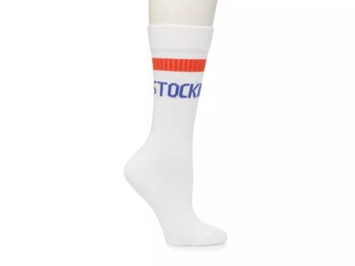 Birkenstock Stripe Unisex Crew Socks In White