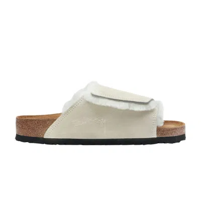 Pre-owned Birkenstock Stussy X  Solana 'bone' | Cream | Men's Size 37 In White