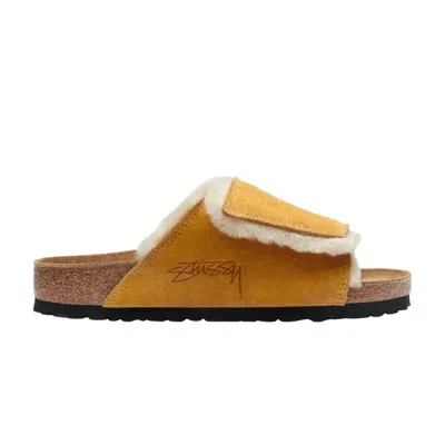 Pre-owned Birkenstock Stussy X Solana 'caramel' | Brown | Men's Size 38